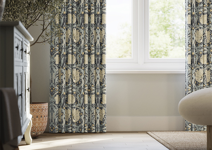 William Morris Pimpernel, Indigo - Made to Measure Curtains - Image 5